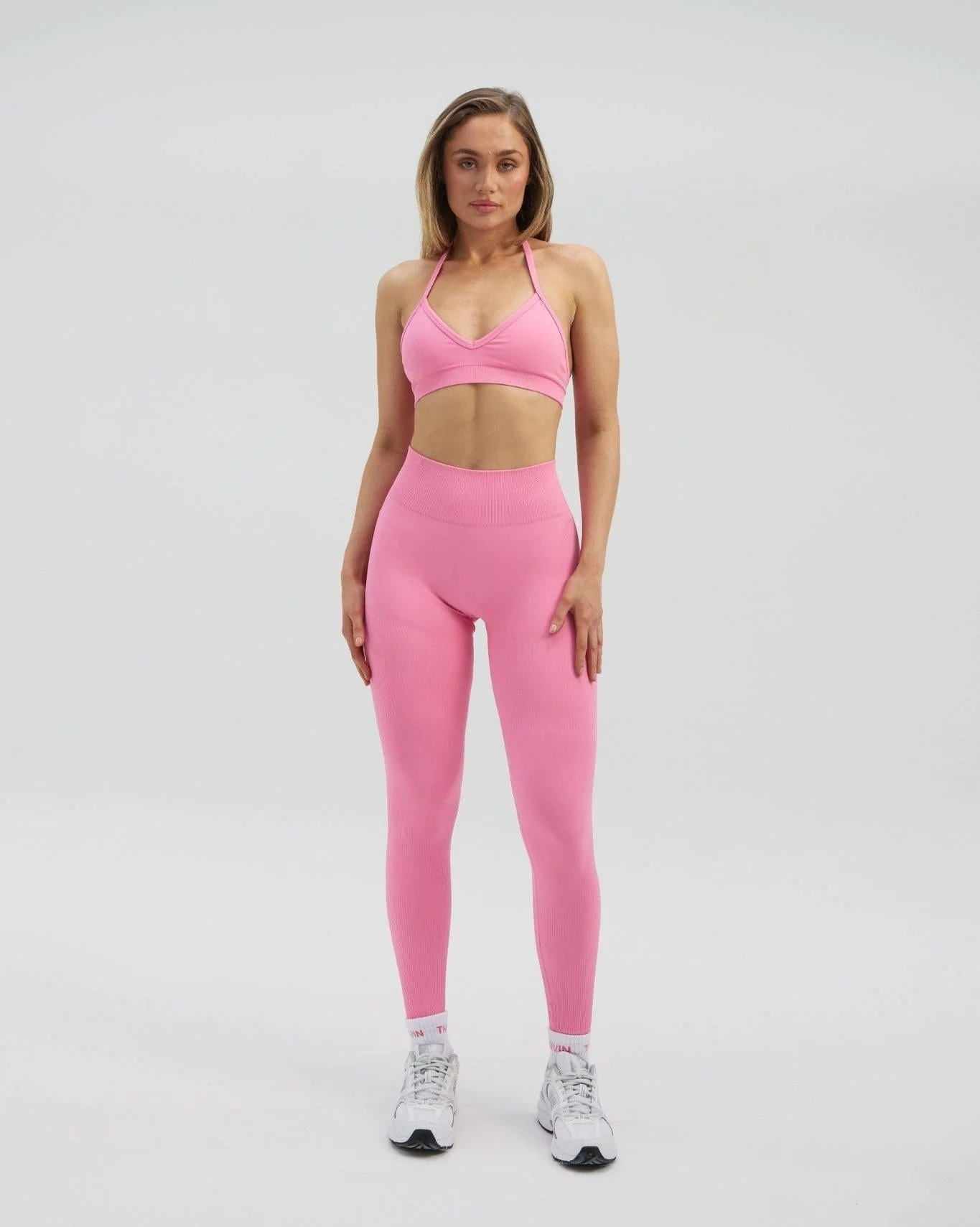 Elevate™ Sculpting High Waist Scrunch Leggings | Bubble Pink - Image 7