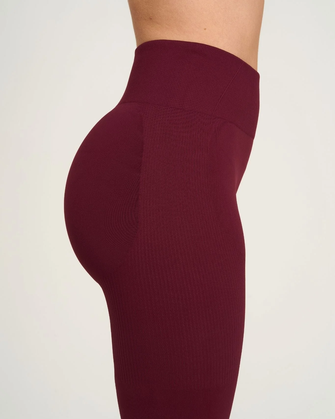 Elevate™ Sculpting High Waist Scrunch Leggings | Merlot - Image 5