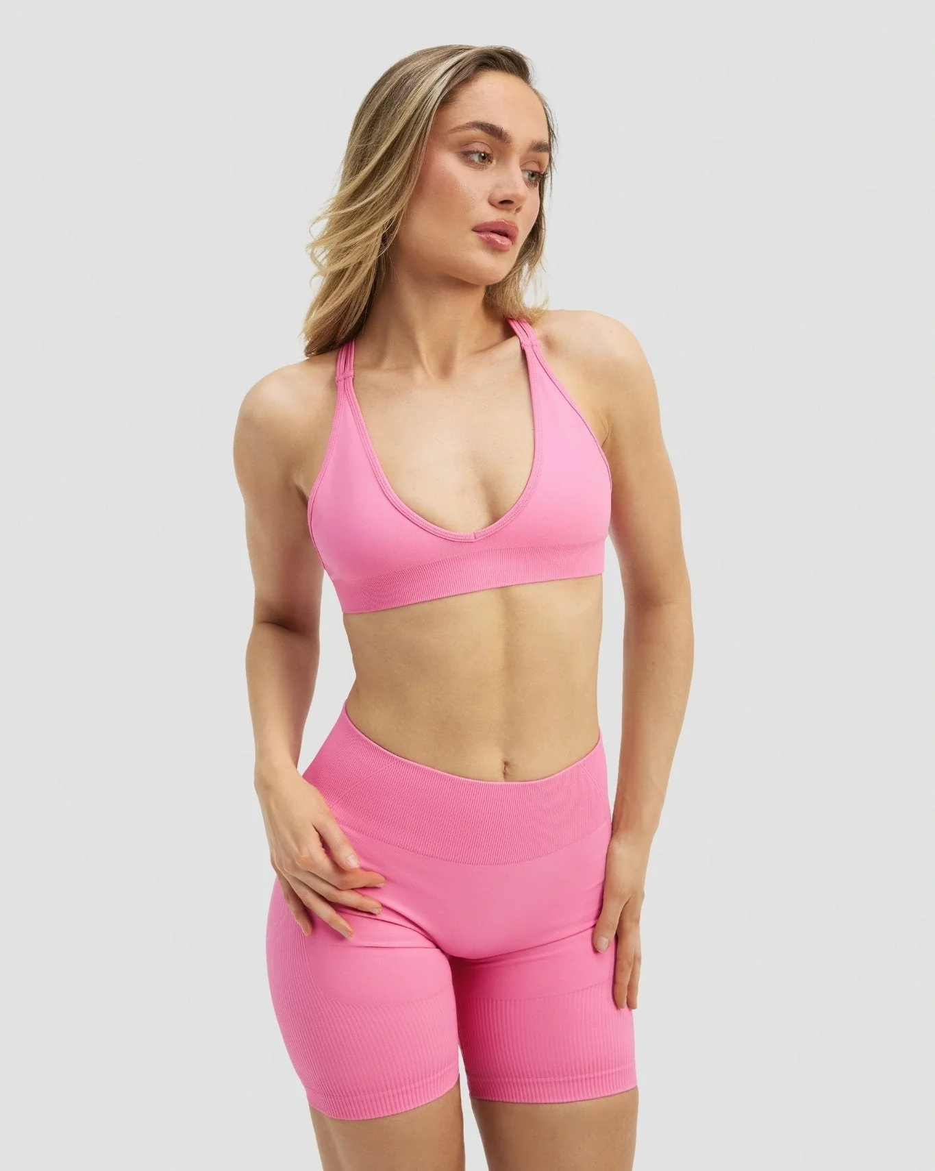 Elevate™ Sculpting Seamless High Apex Bra | Bubble Pink - Image 4