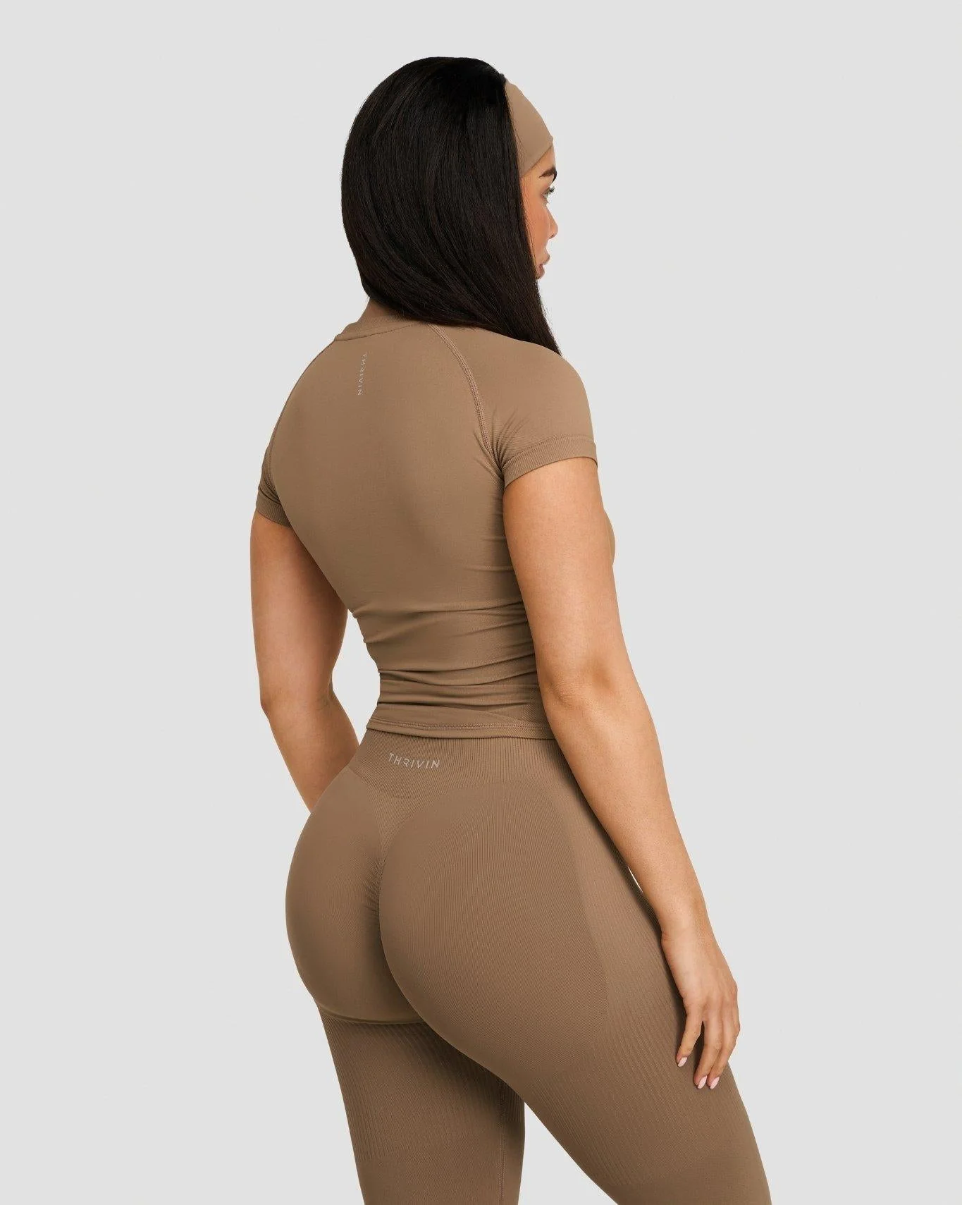 Elevate™ Compression T-shirt | Toffee - Image 2
