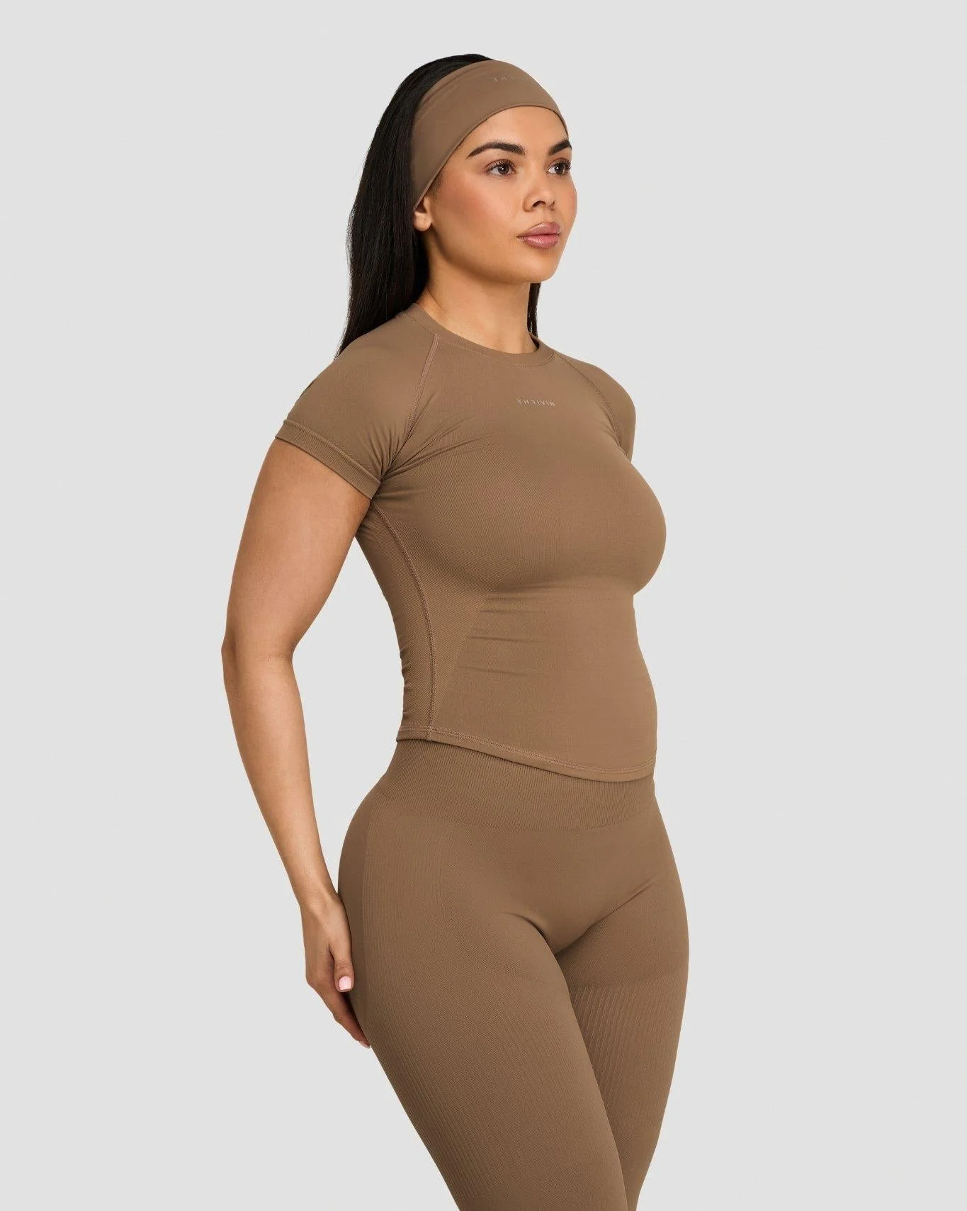 Elevate™ Compression T-shirt | Toffee - Image 3