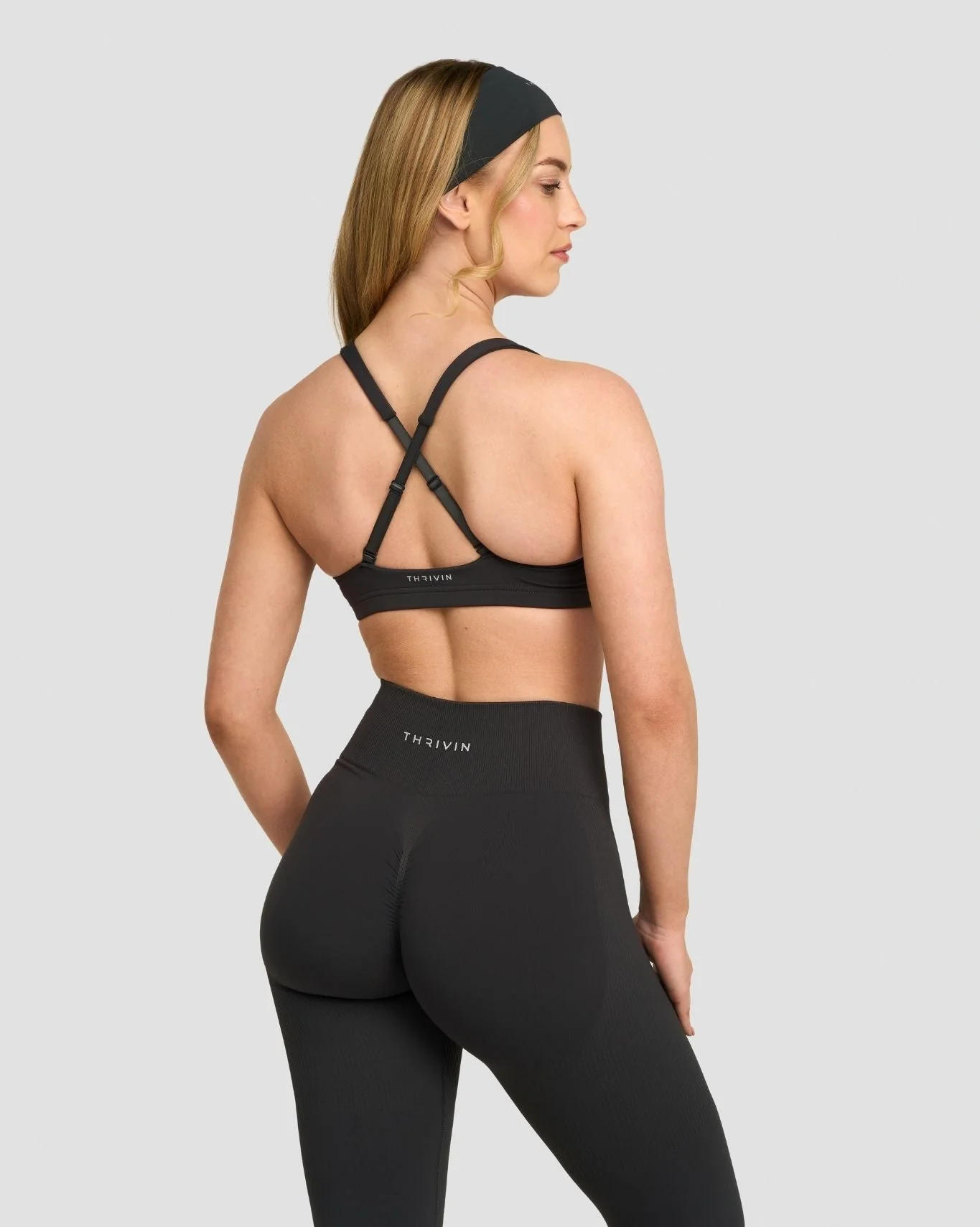 Elevate™ Sculpting Medium Impact Multiway Bra | Charcoal Grey - Image 2