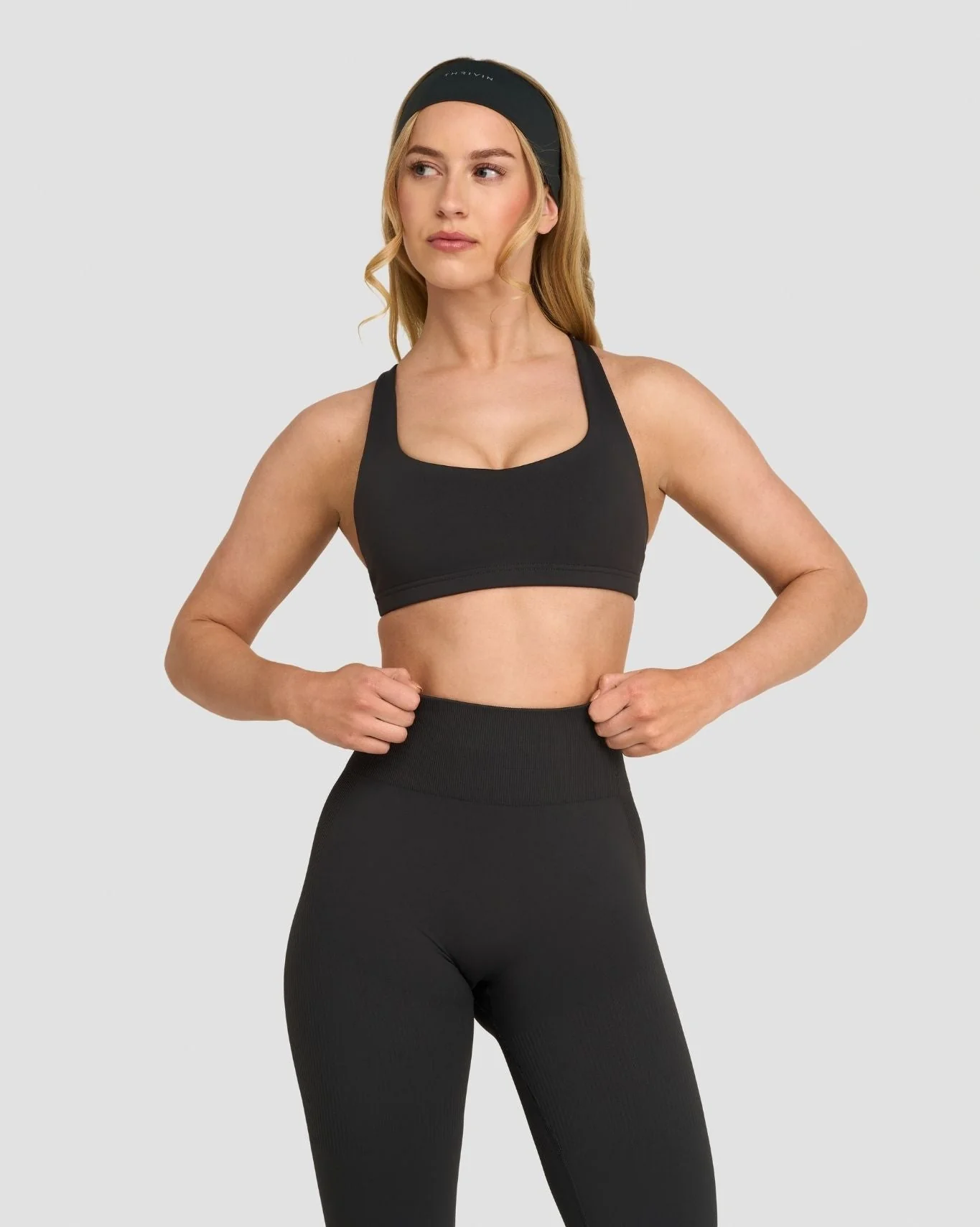 Elevate™ Sculpting Medium Impact Multiway Bra | Charcoal Grey - Image 5