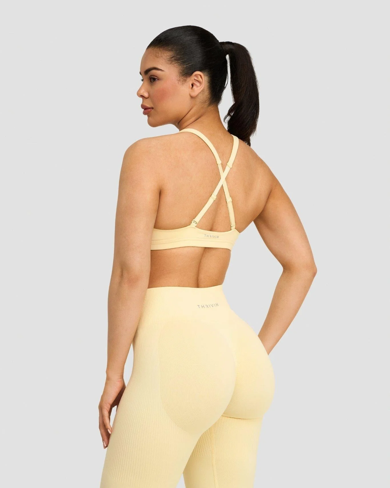 Elevate™ Sculpting Medium Impact Multiway Bra | Golden Butter - Image 2