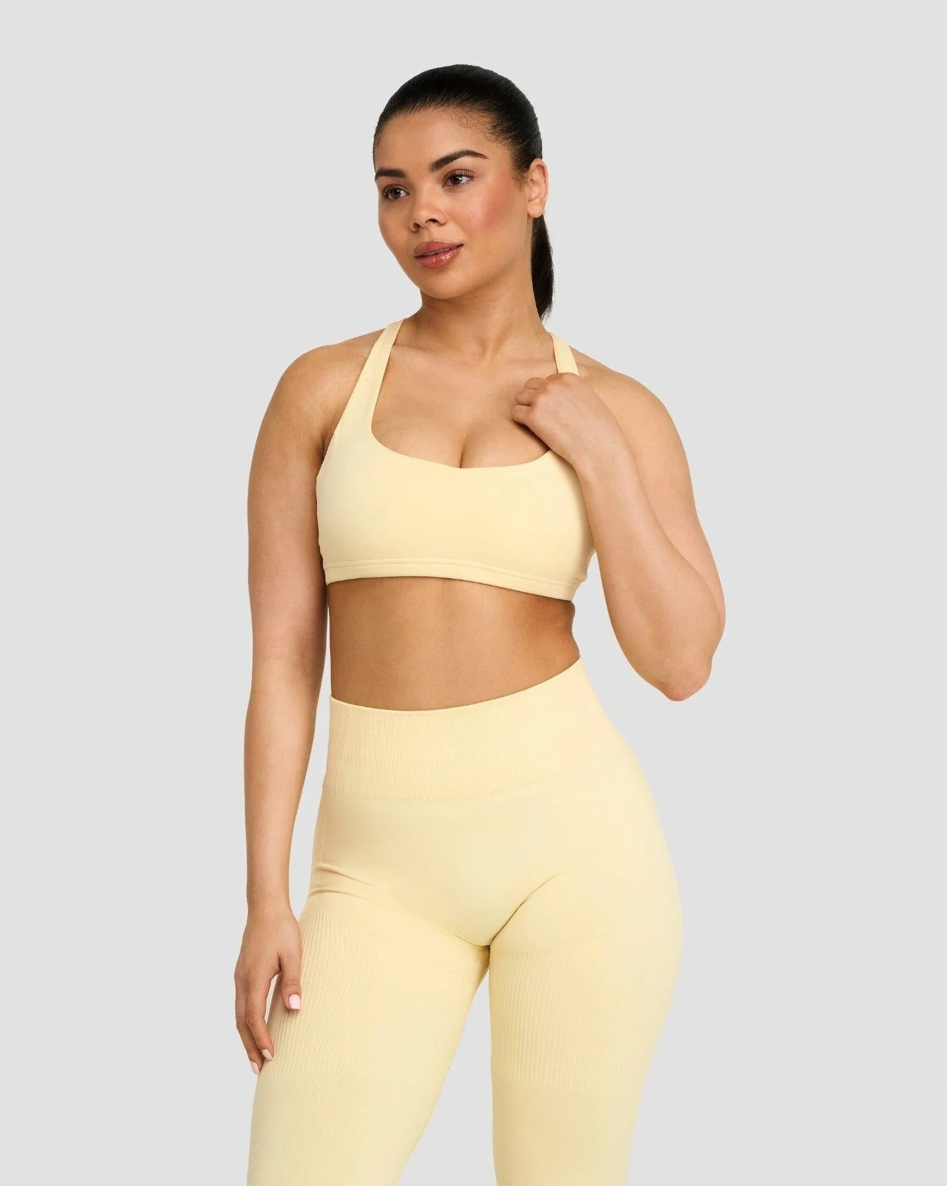 Elevate™ Sculpting Medium Impact Multiway Bra | Golden Butter - Image 3