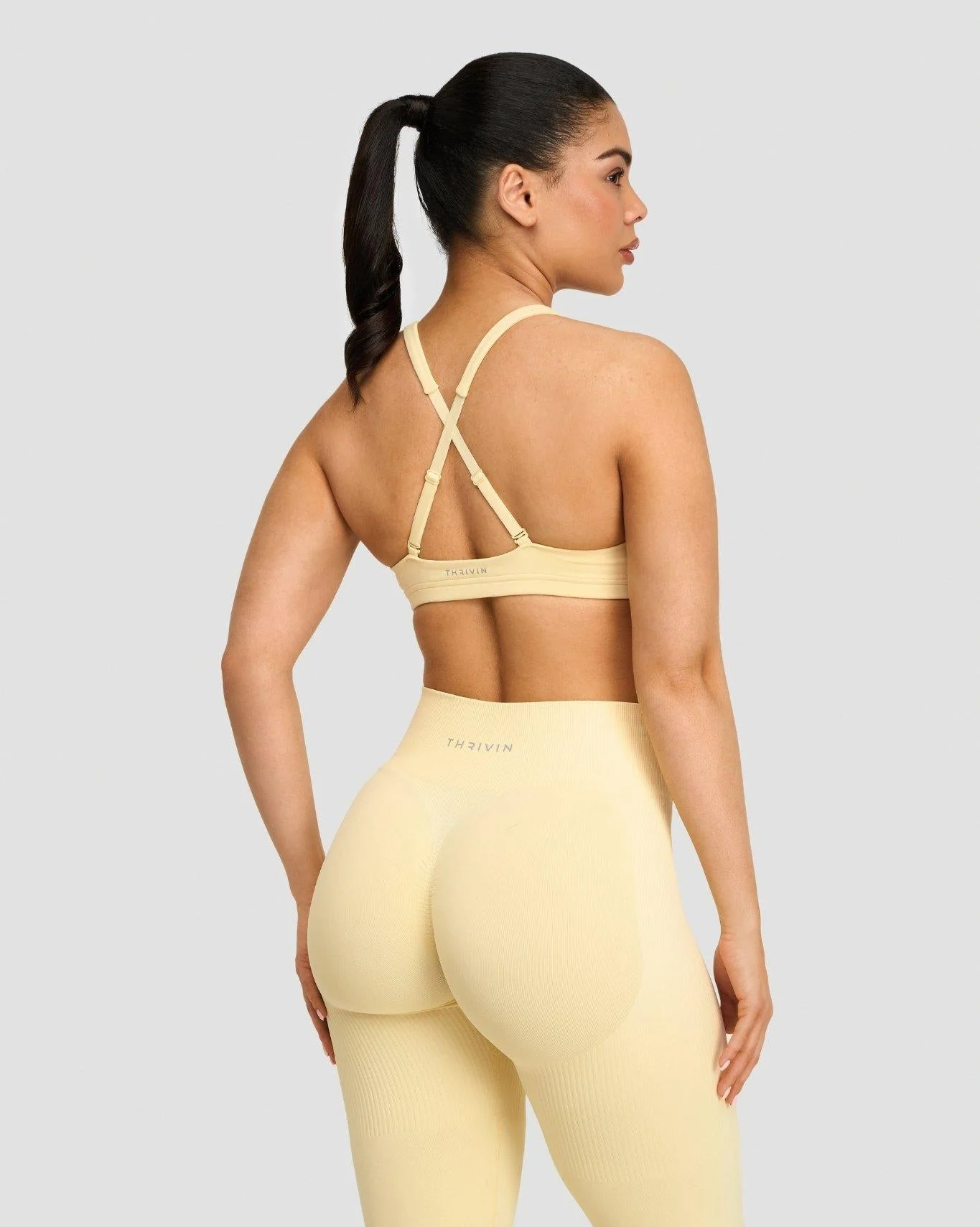 Elevate™ Sculpting Medium Impact Multiway Bra | Golden Butter - Image 4