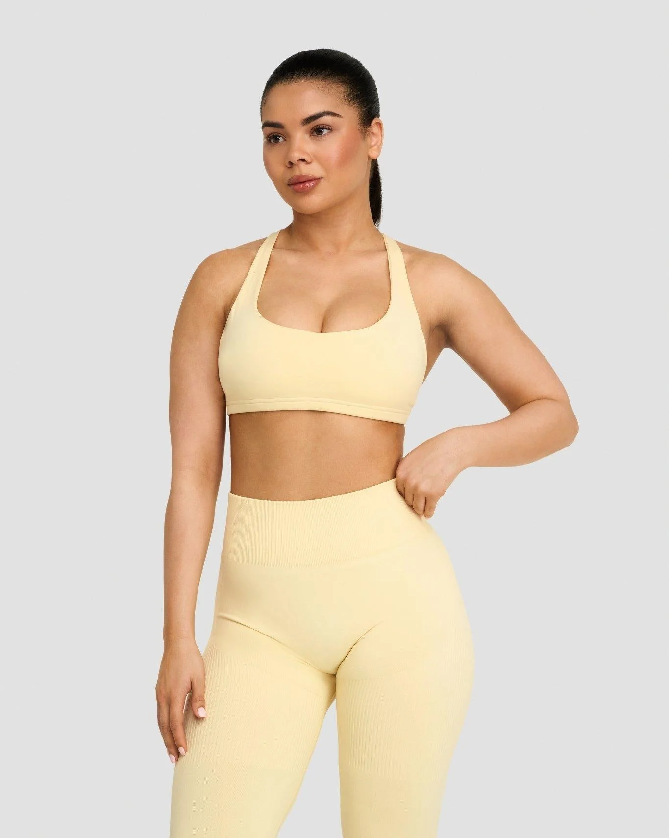 Elevate™ Sculpting Medium Impact Multiway Bra | Golden Butter - Image 6