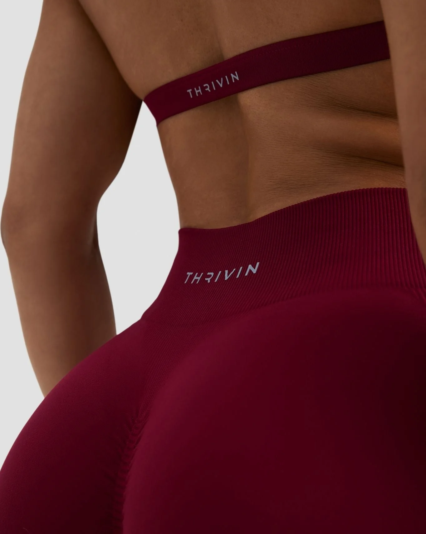 Elevate™ Sculpting Mid Waist Scrunch Shorts | Raspberry - Image 5