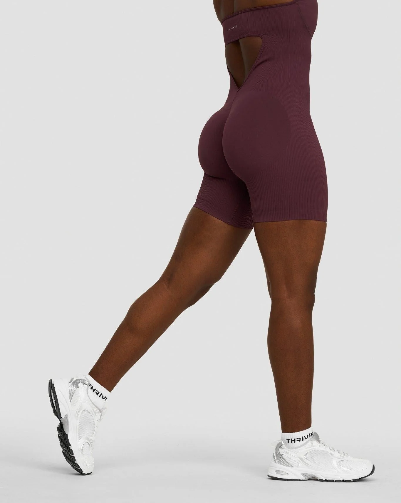 Elevate™ Sculpting Halterneck All In One | Dark Mauve - Image 5
