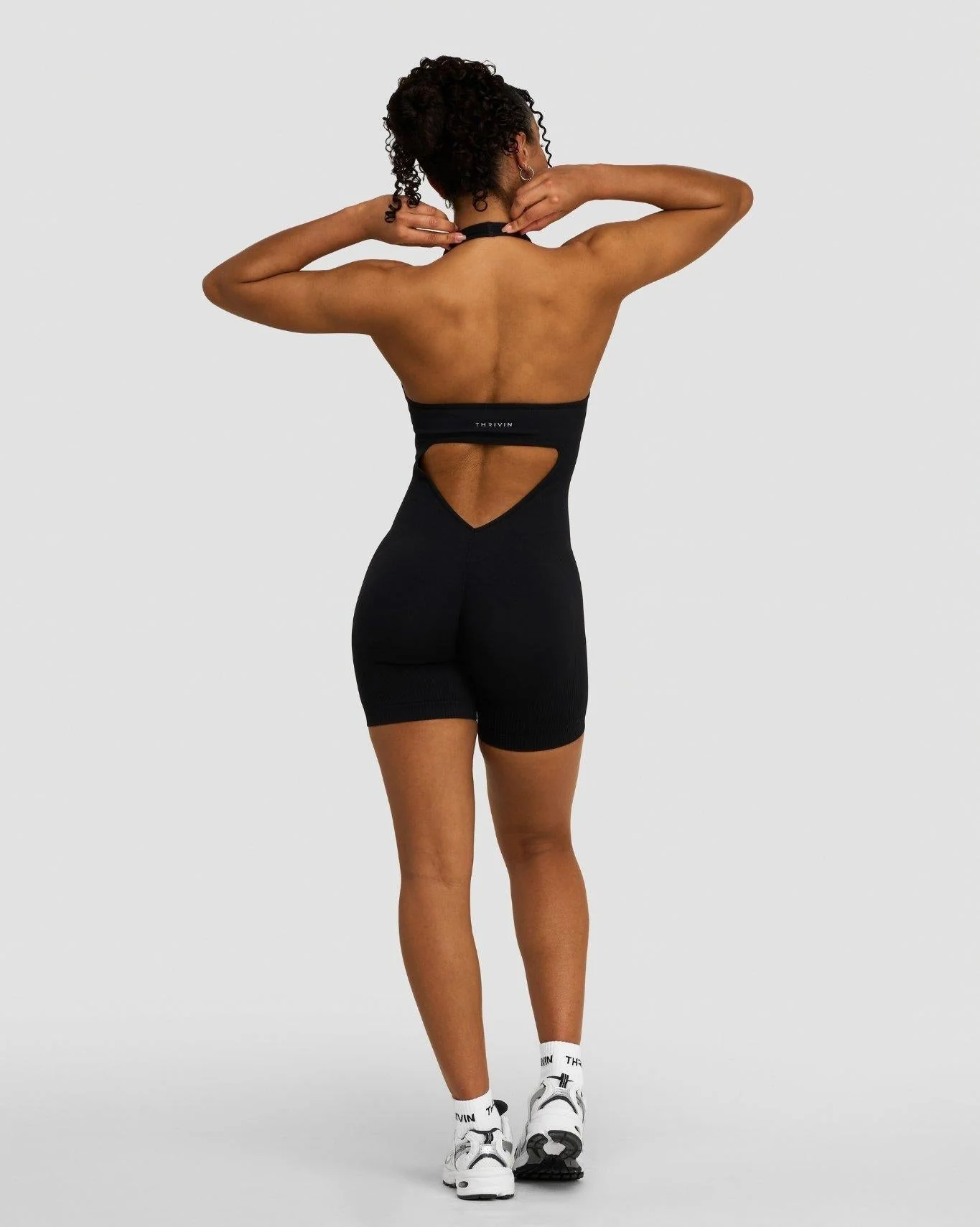 Elevate™ Sculpting Halterneck All In One | Night Black - Image 8
