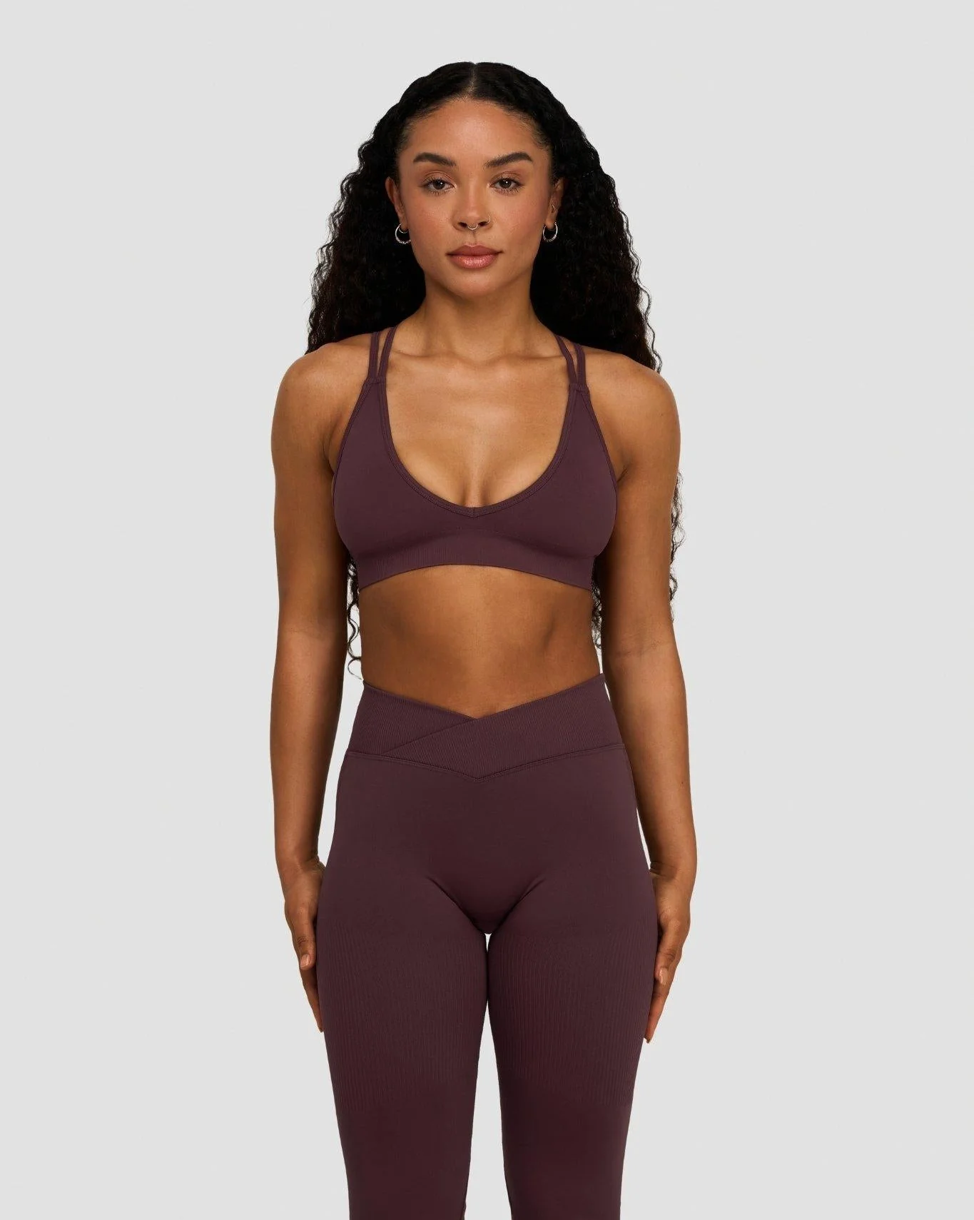 Elevate™ Sculpting Seamless High Apex Bra | Dark Mauve - Image 5