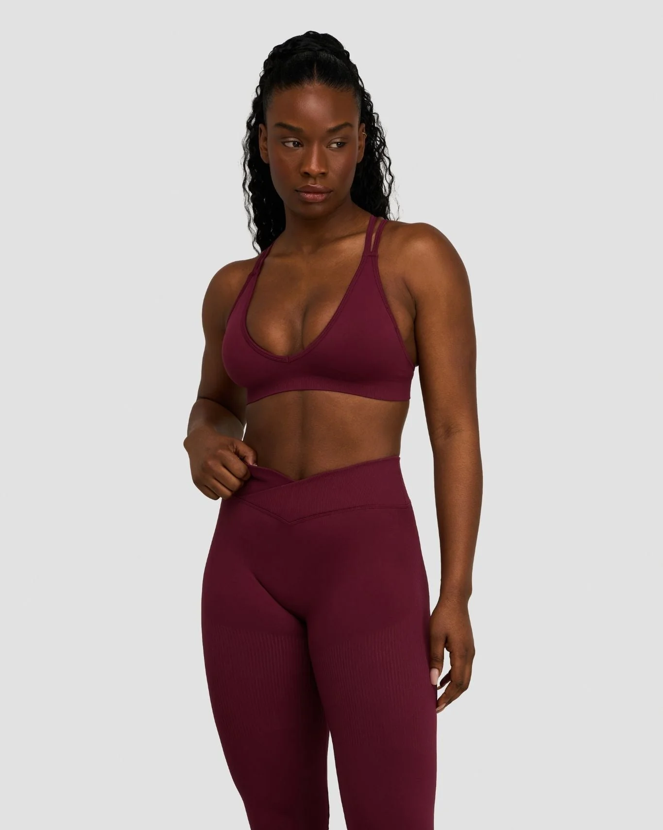 Elevate™ Sculpting Seamless High Apex Bra | Merlot - Image 5