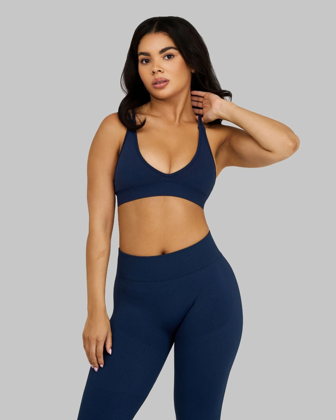 Elevate™ Sculpting Seamless High Apex Bra | Midnight Navy - Image 3