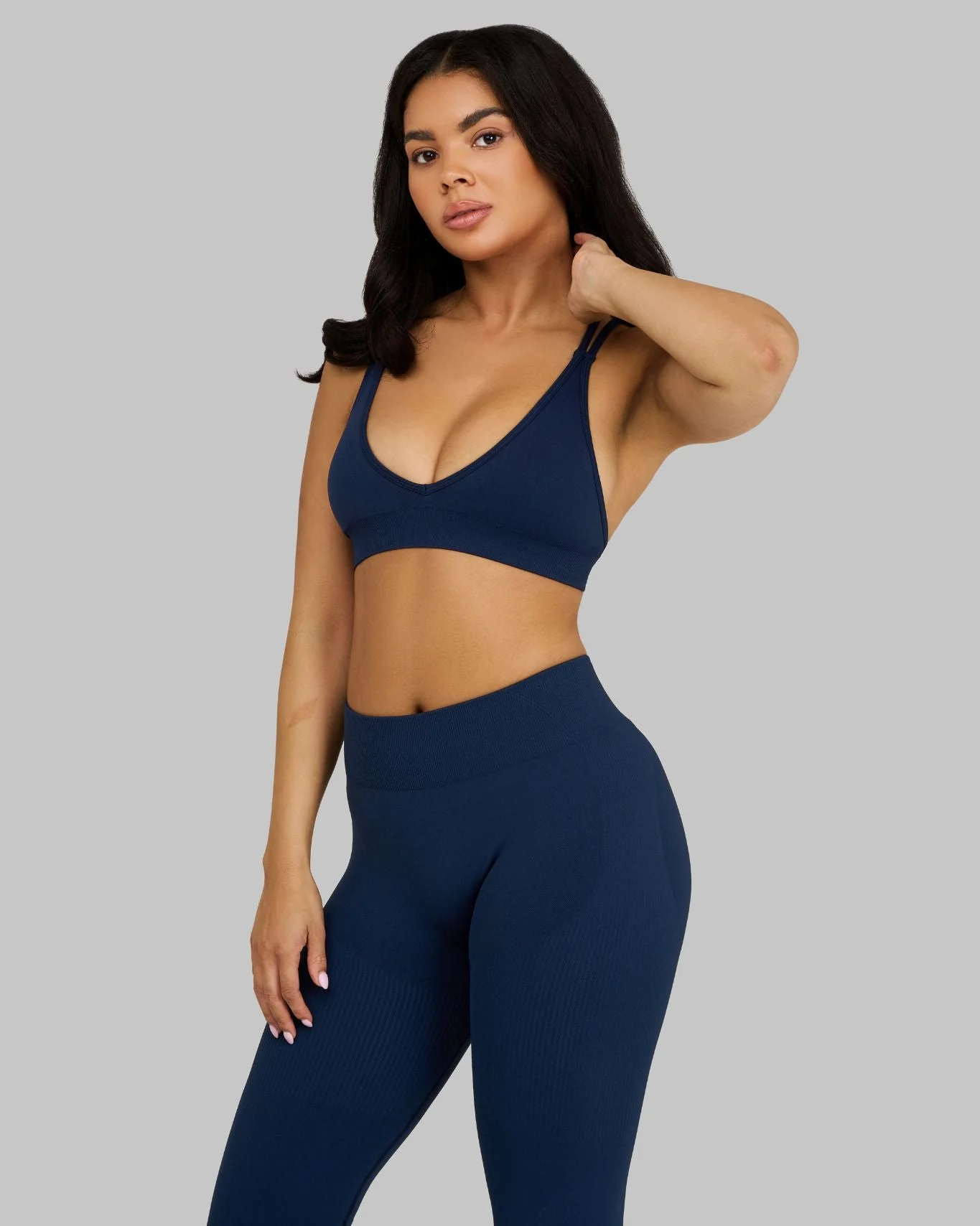 Elevate™ Sculpting Seamless High Apex Bra | Midnight Navy - Image 4