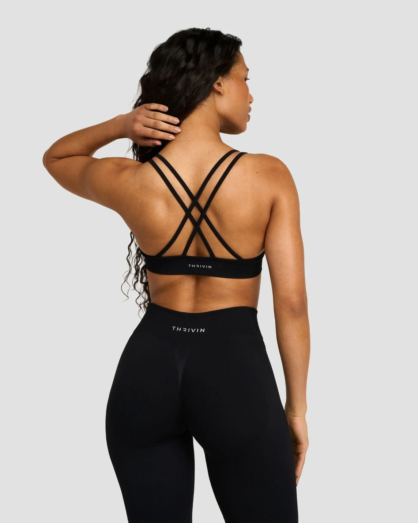 Elevate™ Sculpting Seamless High Apex Bra | Night Black - Image 4