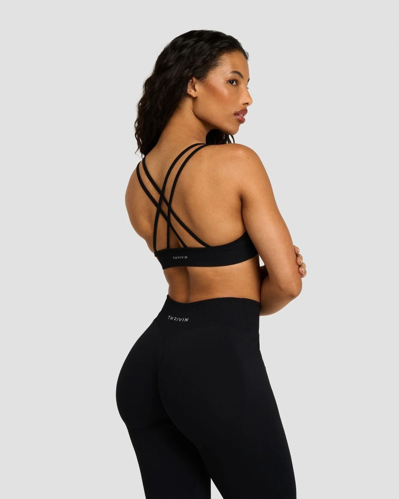 Elevate™ Sculpting Seamless High Apex Bra | Night Black - Image 6