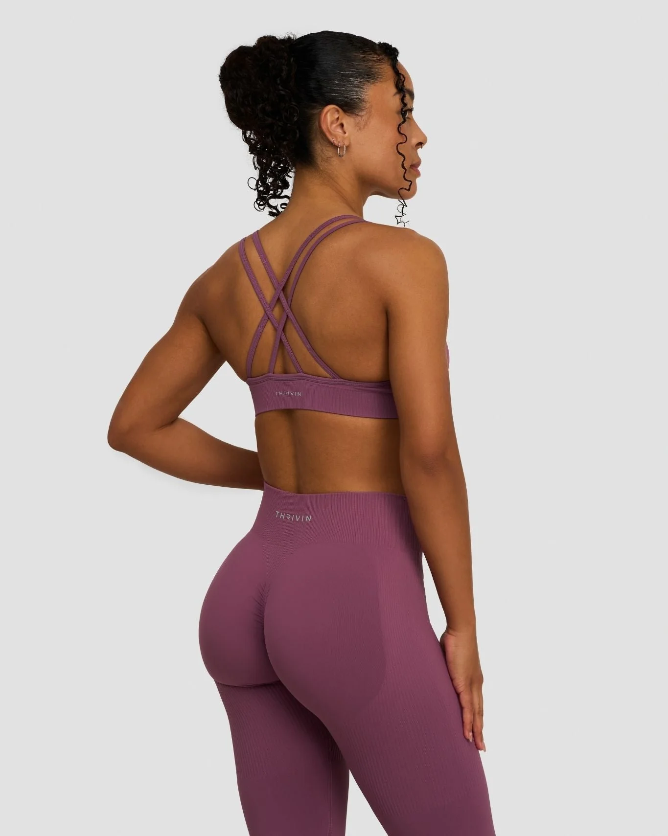 Elevate™ Sculpting Seamless High Apex Bra | Orchid Mauve - Image 4