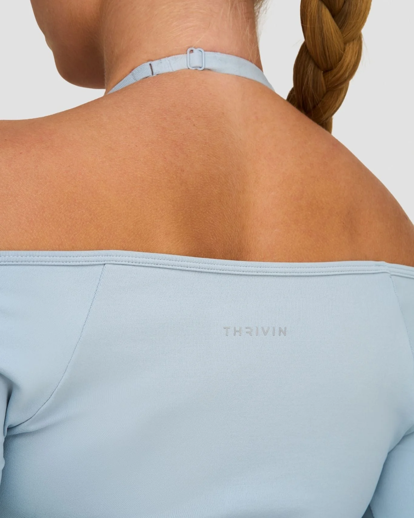 Elevate™ Sculpting Seamless V-Neck Top | Blue Haze - Image 6