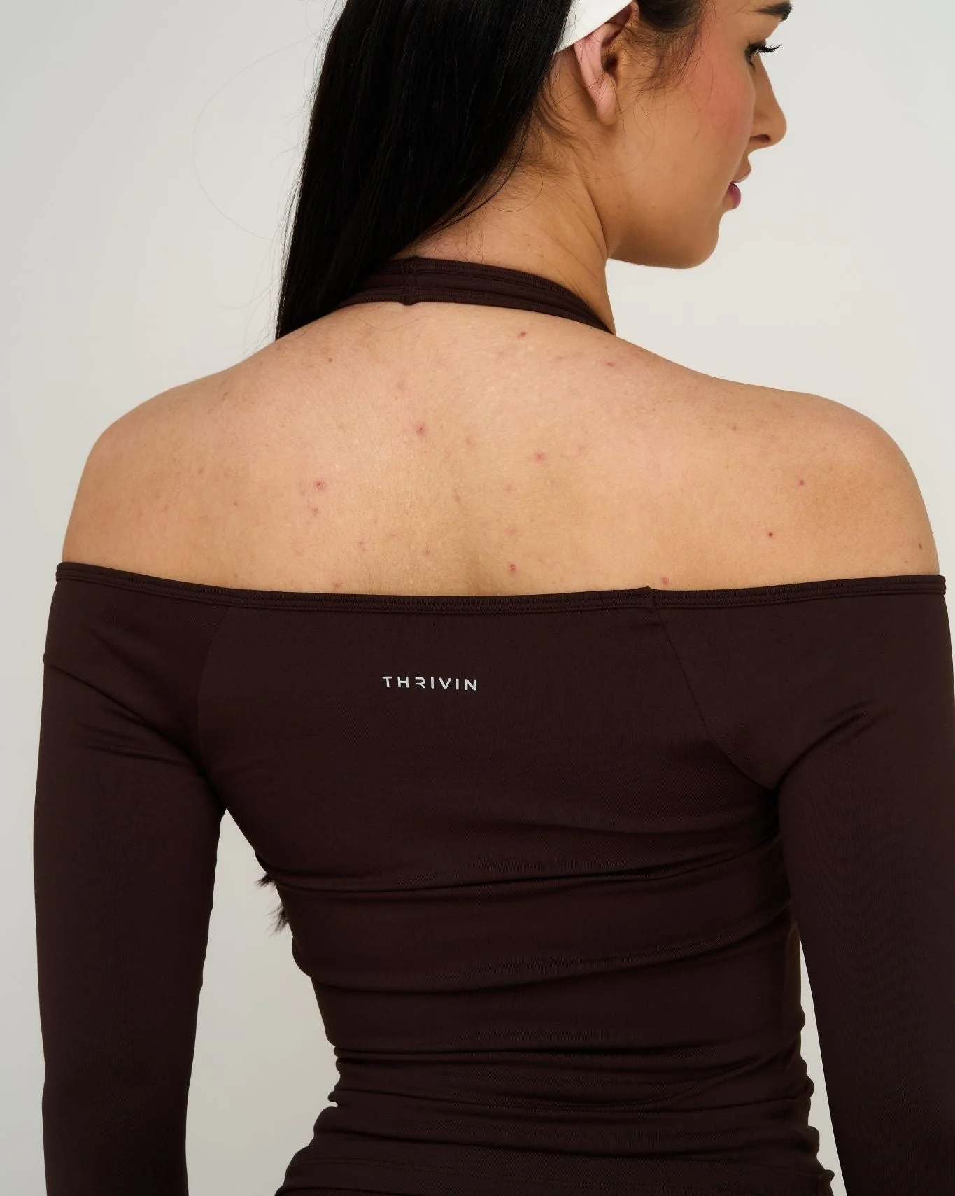 Elevate™ Sculpting Seamless V-Neck Top | Coffee - Image 6