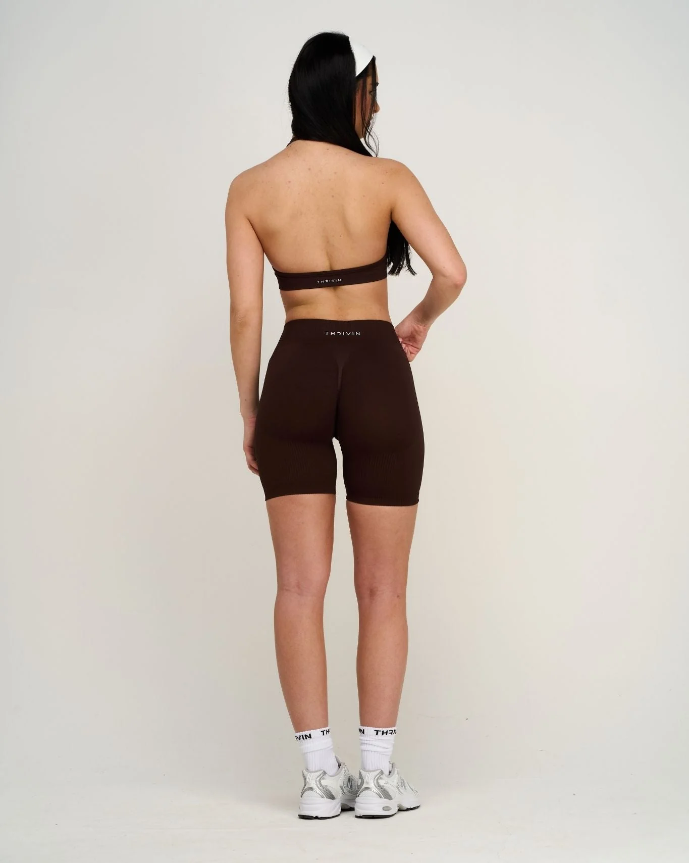 Elevate™ Sculpting Seamless Adjustable Halter Bra | Coffee - Image 5