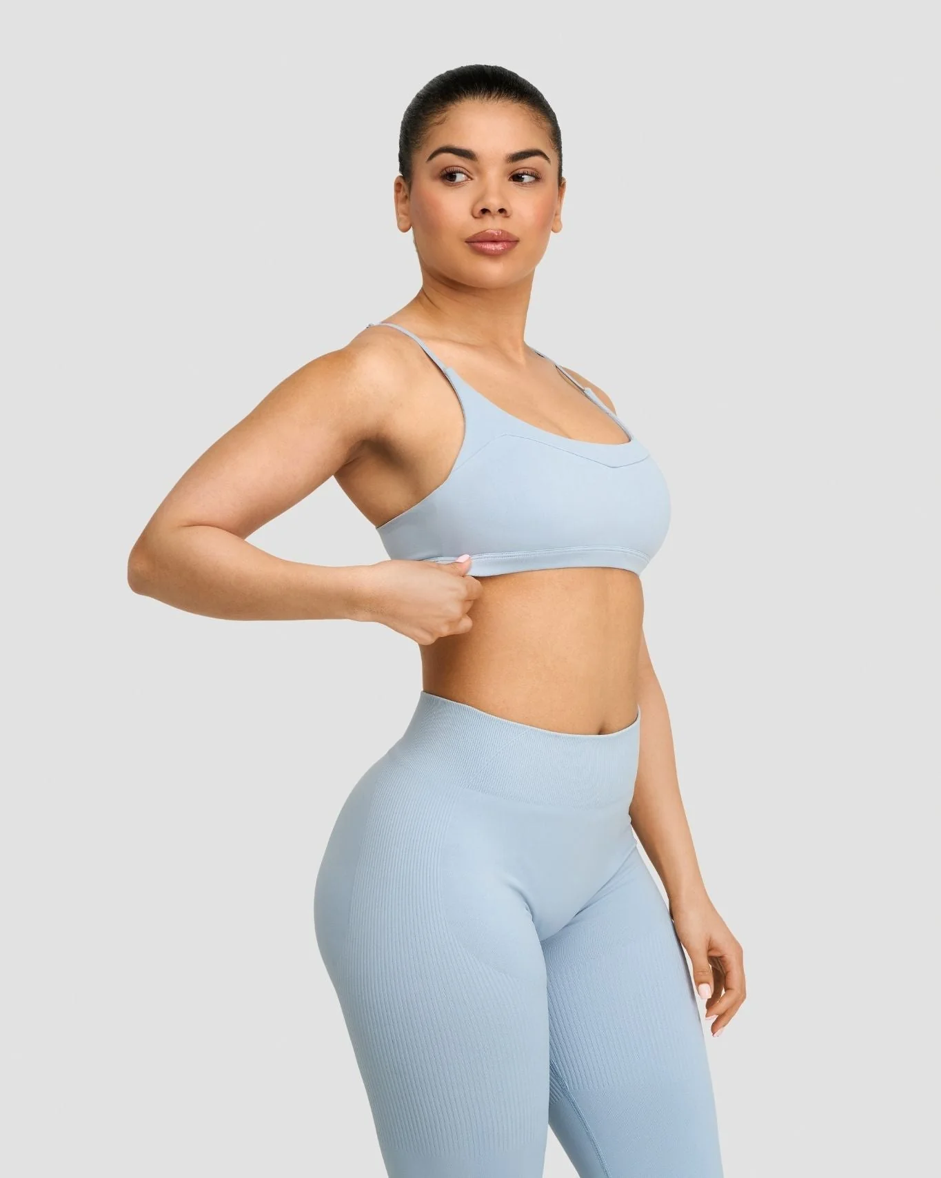 Elevate™ Sculpting Seamless Scoop Neck Bra | Blue Haze - Image 5