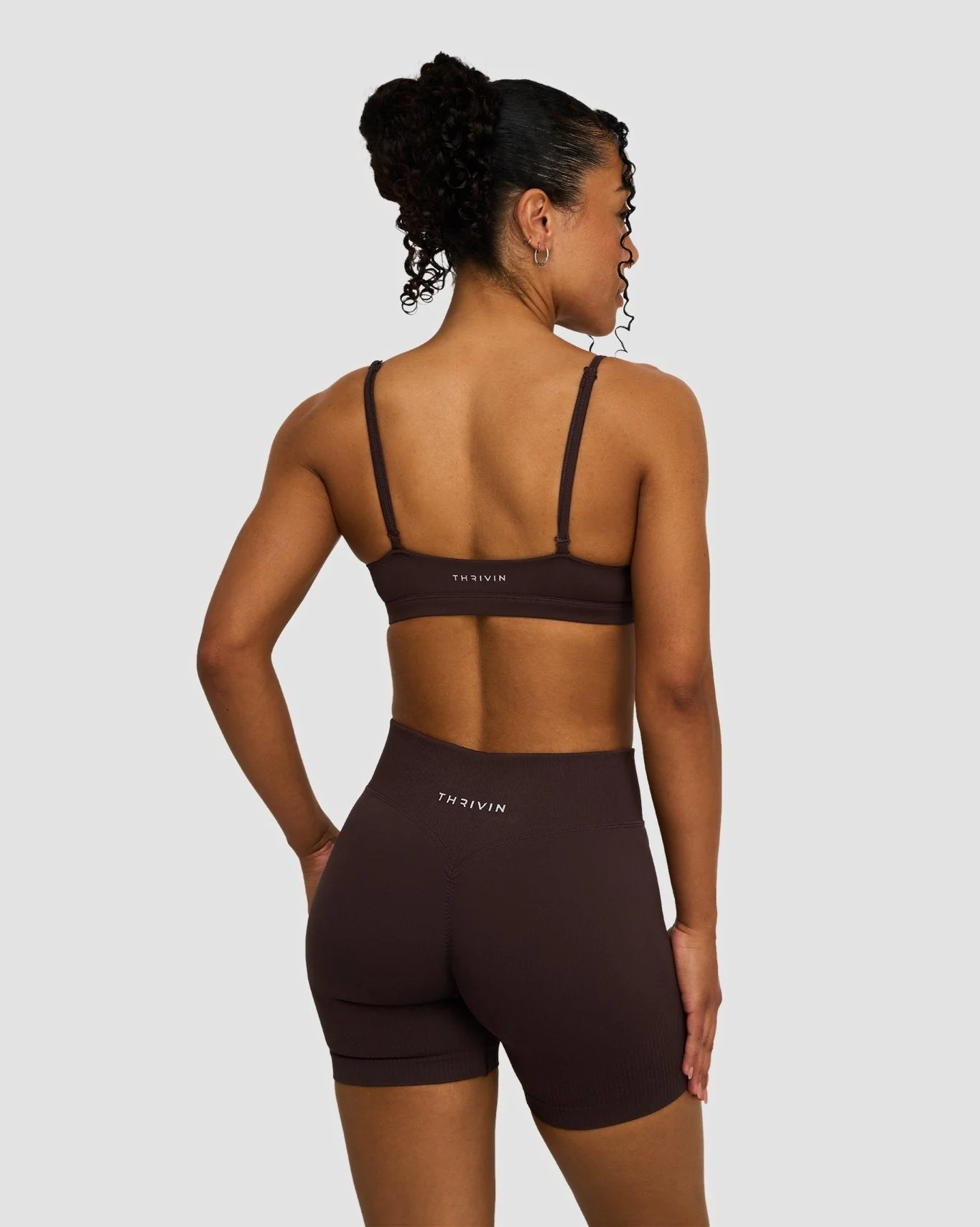 Elevate™ Sculpting Seamless Scoop Neck Bra | Coffee - Image 4