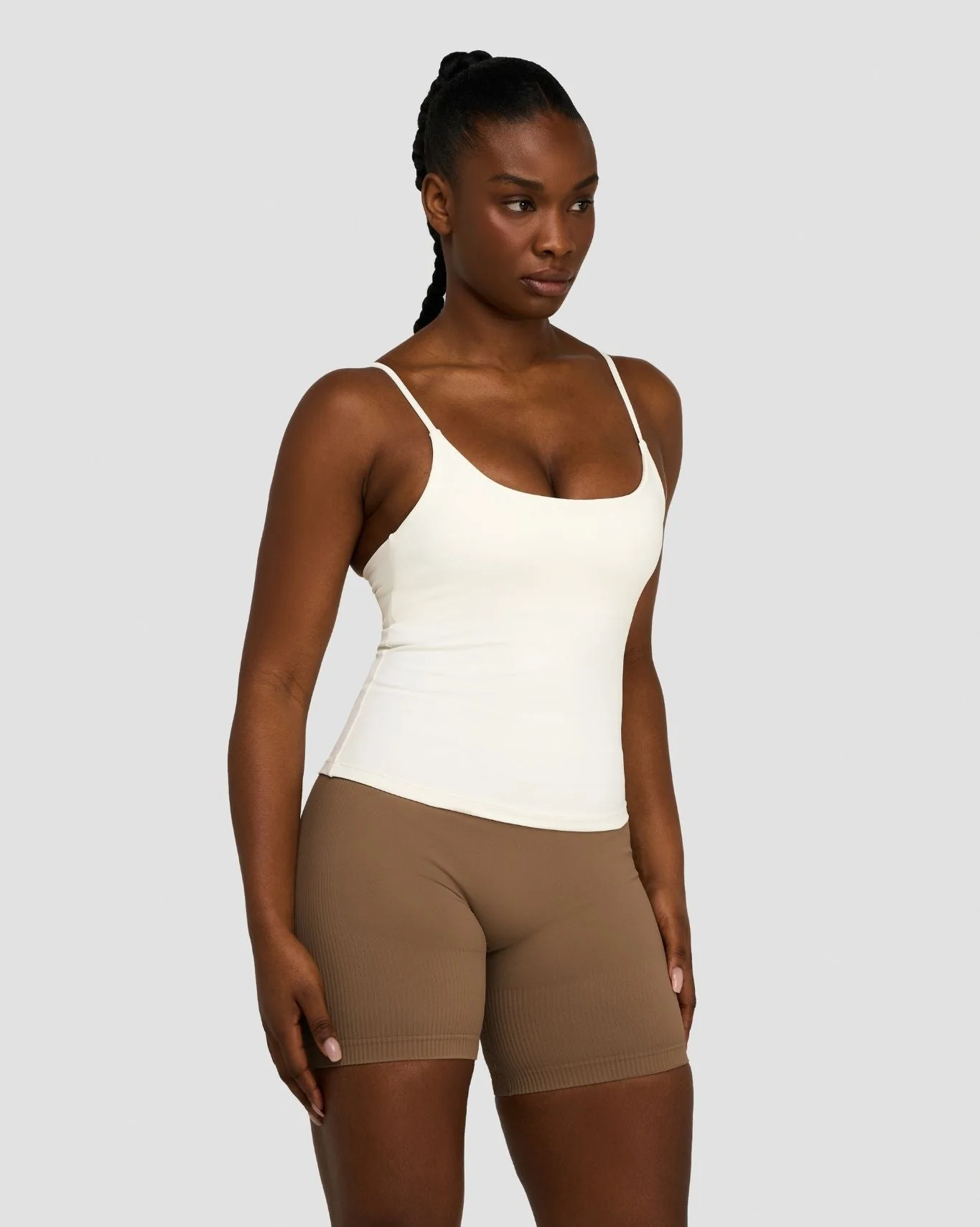 Elevate™ Sculpting Seamless Scoop Neck Cami | Cream - Image 3