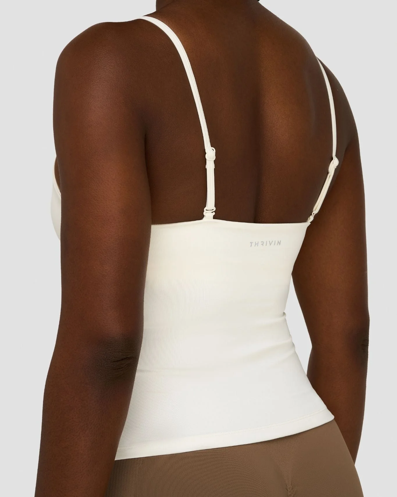 Elevate™ Sculpting Seamless Scoop Neck Cami | Cream - Image 4